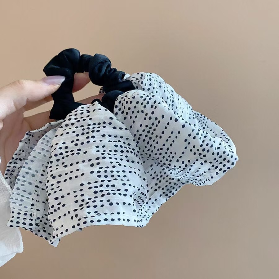 Women's Spring Summer Elegant Bowknot Hair Tie Sweet Lace Pattern