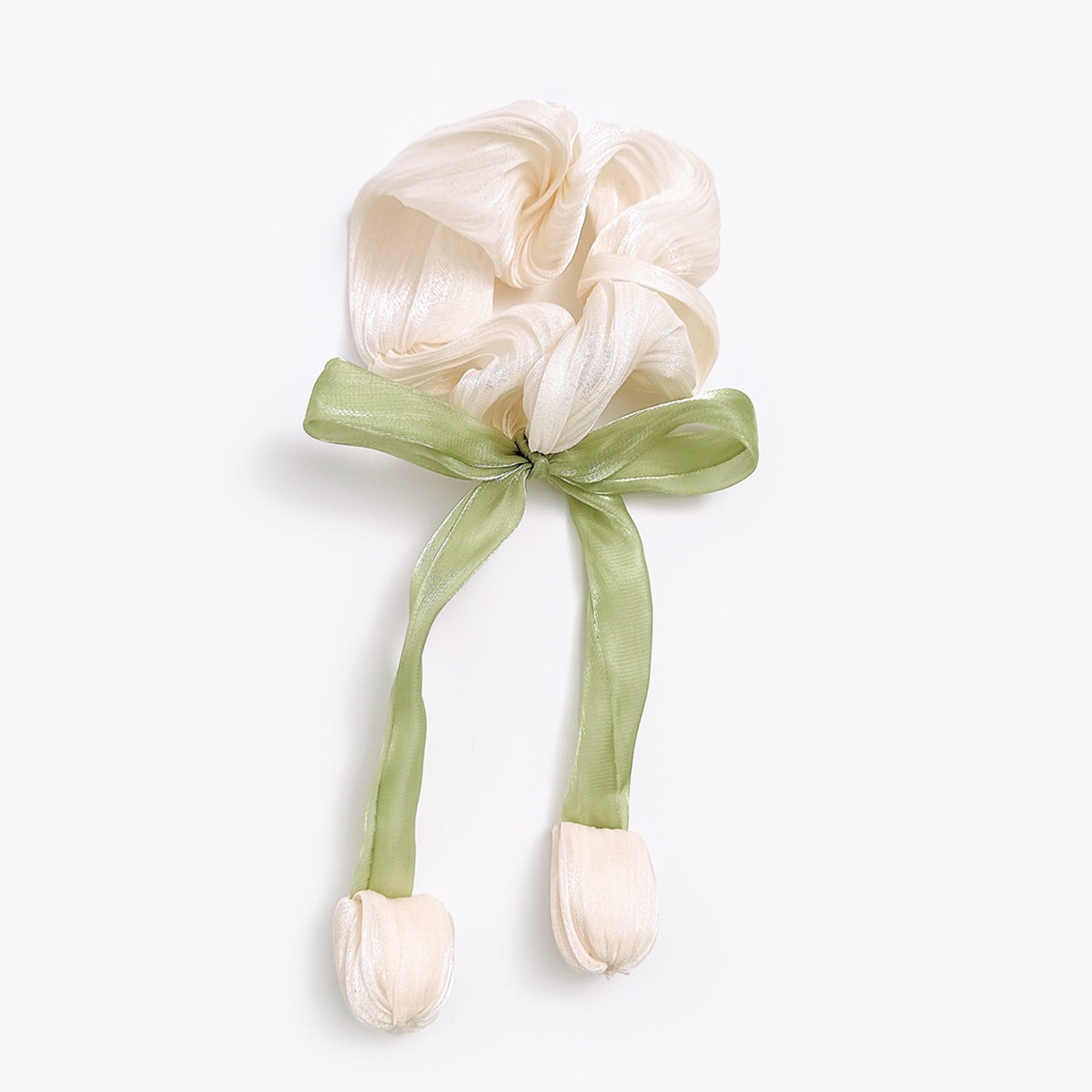 Women's Cute Cloth Hair Tie for Holiday Street Pastoral Tulips
