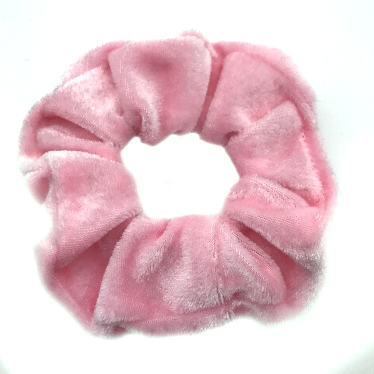 Women's Daily Wear Cloth Hair Tie Scrunchie Minimalist Solid Color