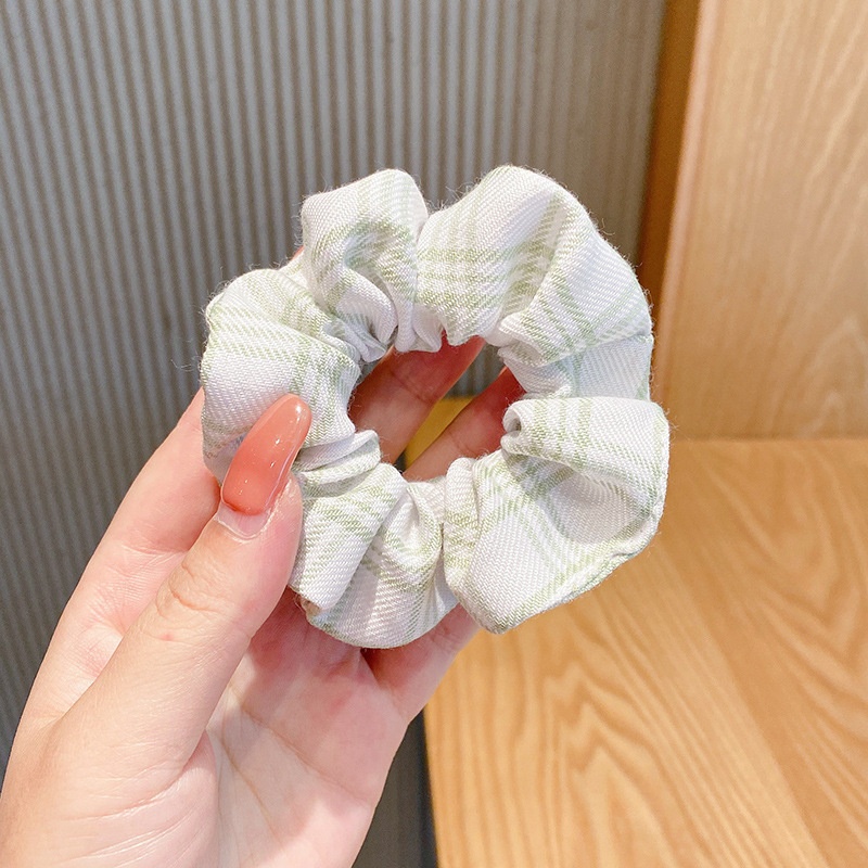 Women's Cloth Lace Scarf Scrunchie Daily Hair Tie Spring Tulip Floral