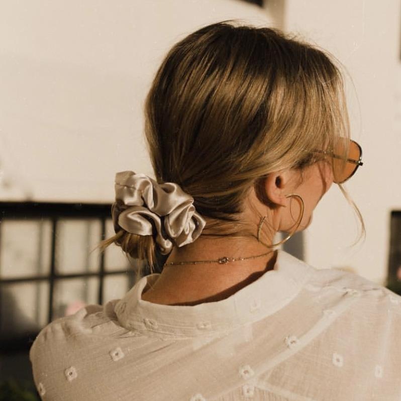 Women's Daily Casual Fabric Hair Tie Scrunchie Geometric Rhombus Pattern