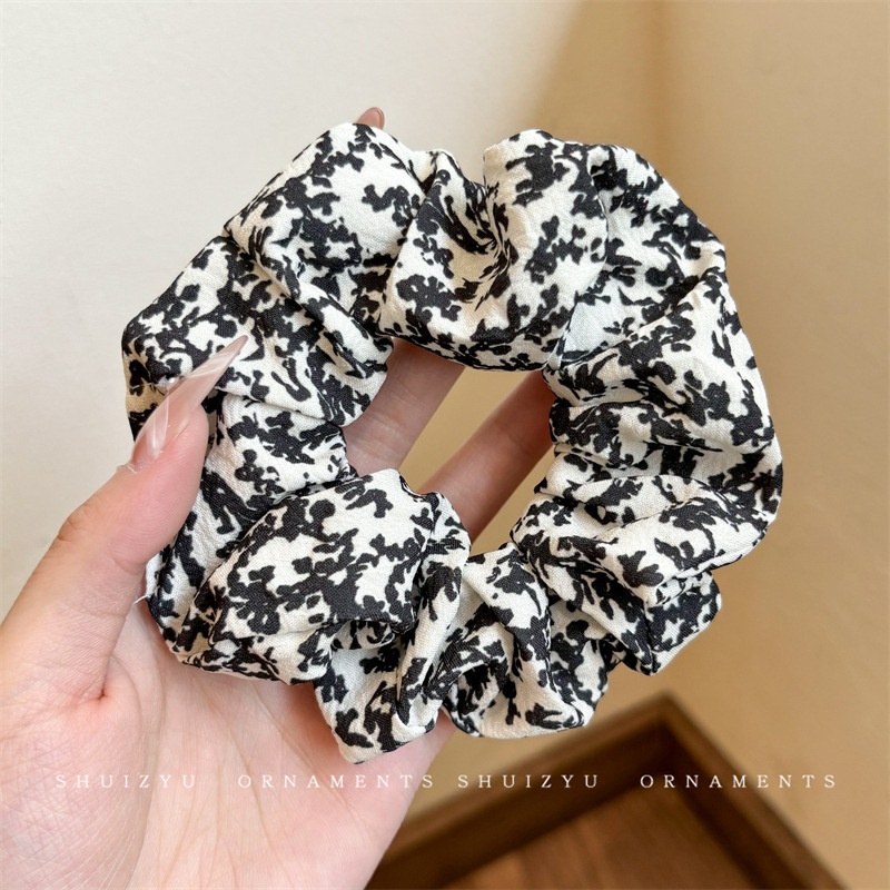 Women's Daily Damage-Free Fabric Hair Tie Floral Polka Dots Bow
