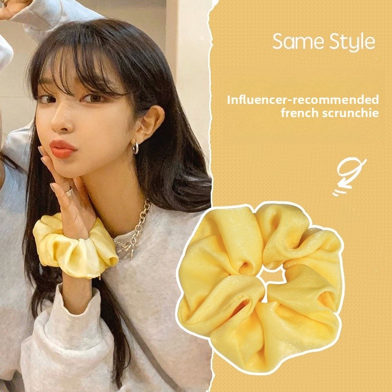 Women's Daily Damage-Free Fabric Hair Tie Floral Polka Dots Bow