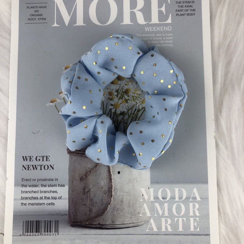 Women's Simple Casual Everyday Cloth Hair Tie Scrunchie Solid Color