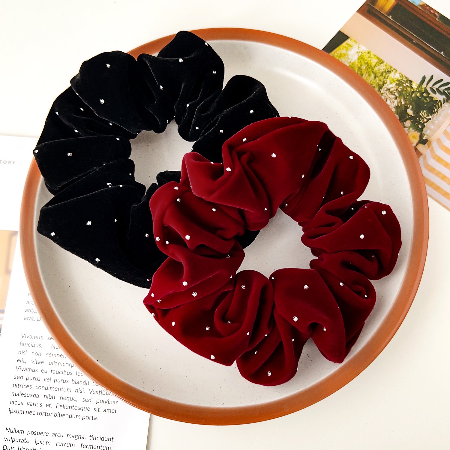Women's Classic Daily Vacation Cloth Hair Scrunchie Solid Color