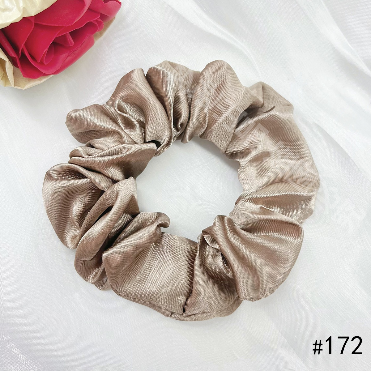 Women's Elegant Cloth Y2K Bohemian Scrunchie Hair Tie Solid Color
