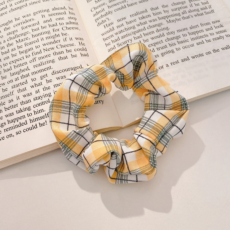 Women Daily Oversized High Elastic Lace Hair Scrunchie Elegant Floral