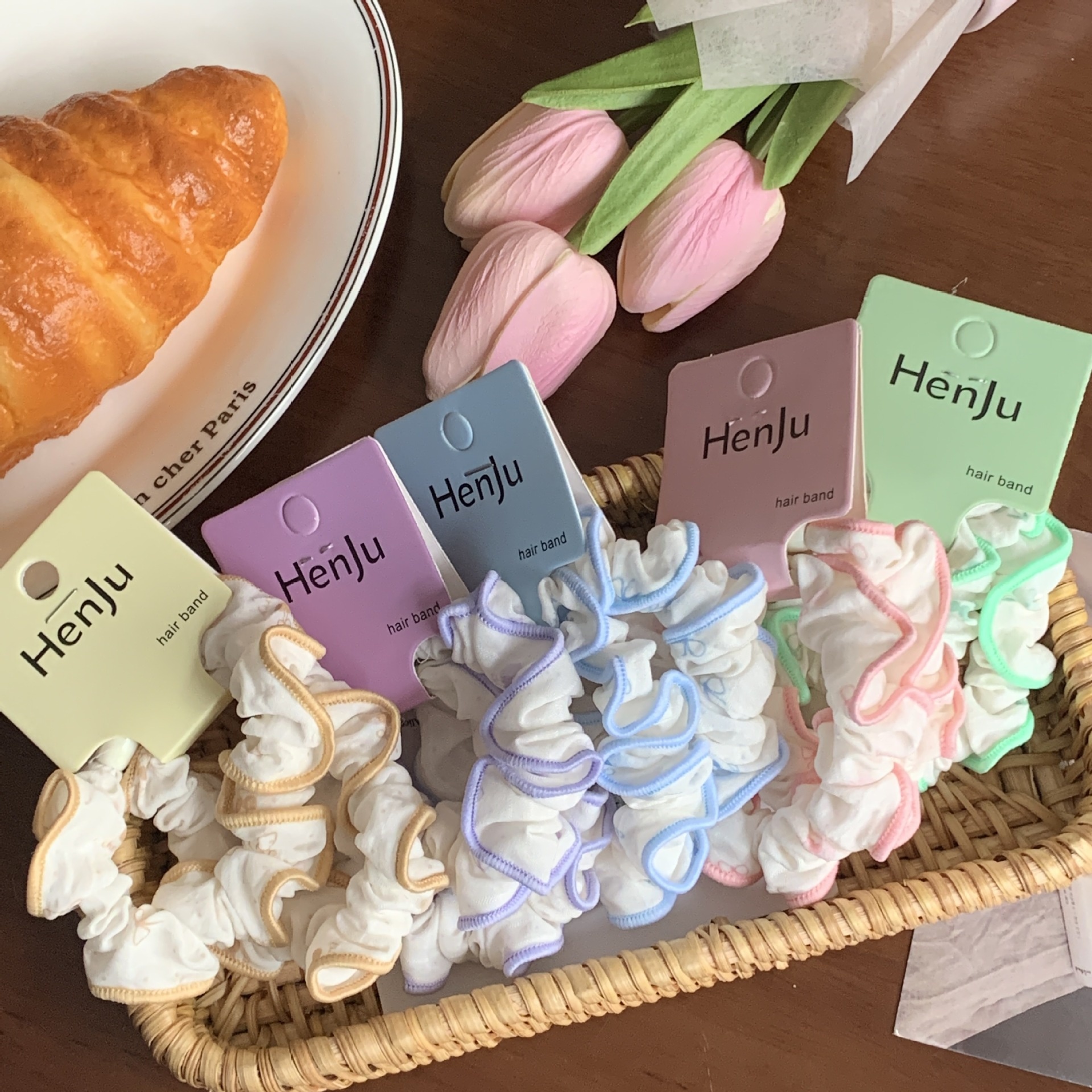 Women's Classic Daily Vacation Cloth Hair Scrunchie Solid Color