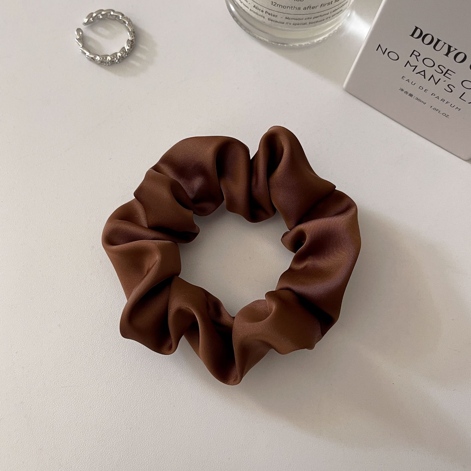 Women's Daily Fashion Silk Satin Scrunchie Hair Tie Solid Color