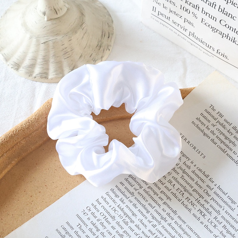 Unisex Simple Style Daily Commute Cloth Hair Tie Solid Color