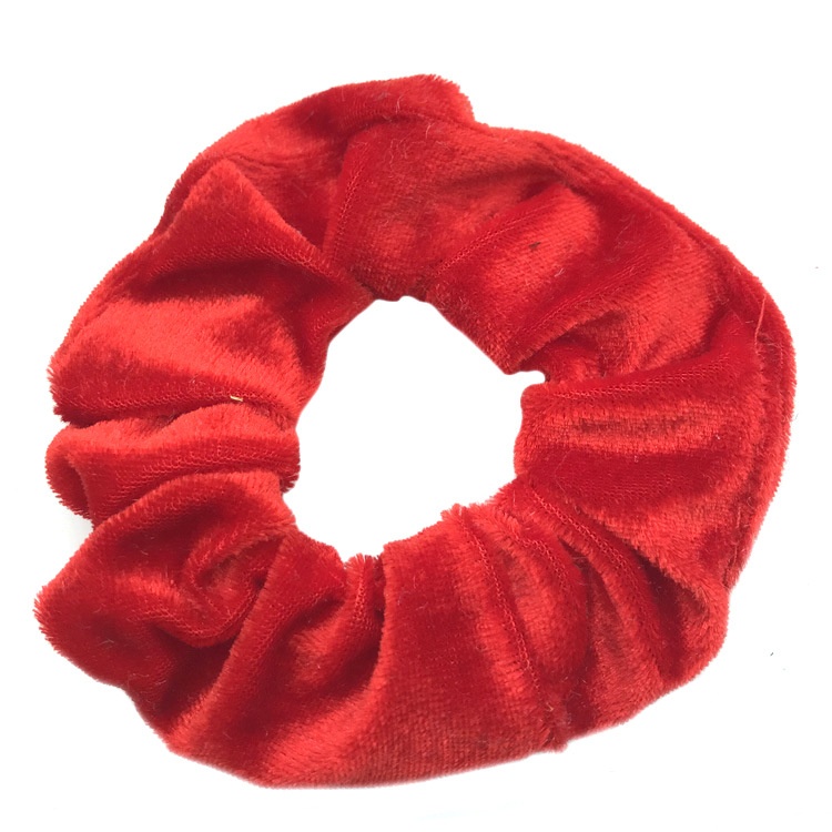Women's Daily Wear Cloth Hair Tie Scrunchie Minimalist Solid Color