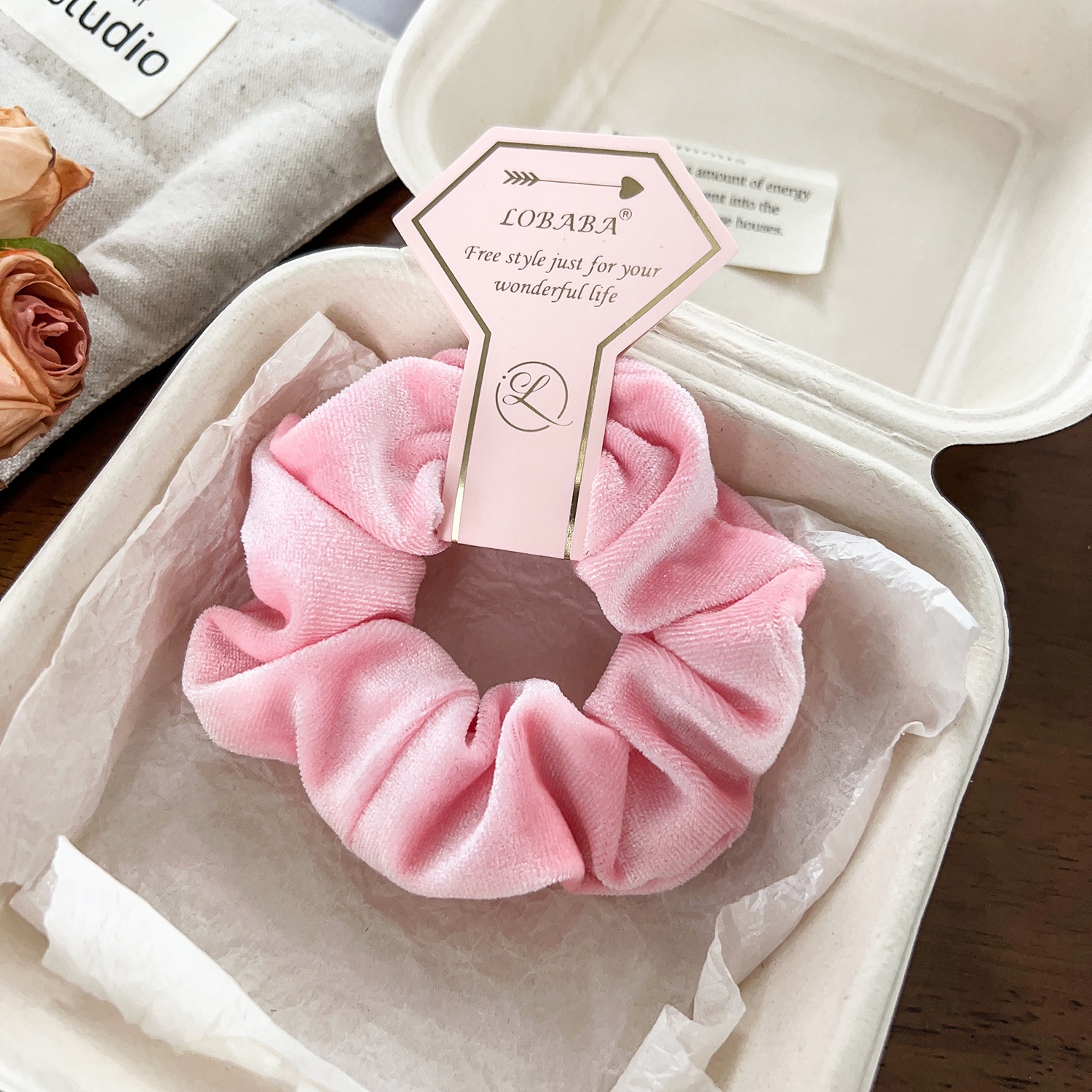 Women's Classic Daily Vacation Cloth Hair Scrunchie Solid Color