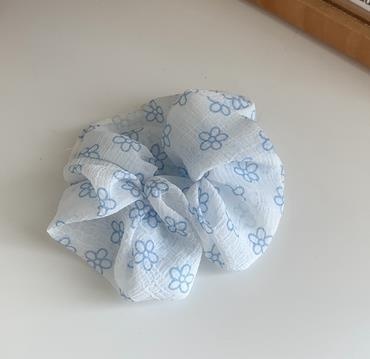 Women's Daily Damage-Free Fabric Hair Tie Floral Polka Dots Bow