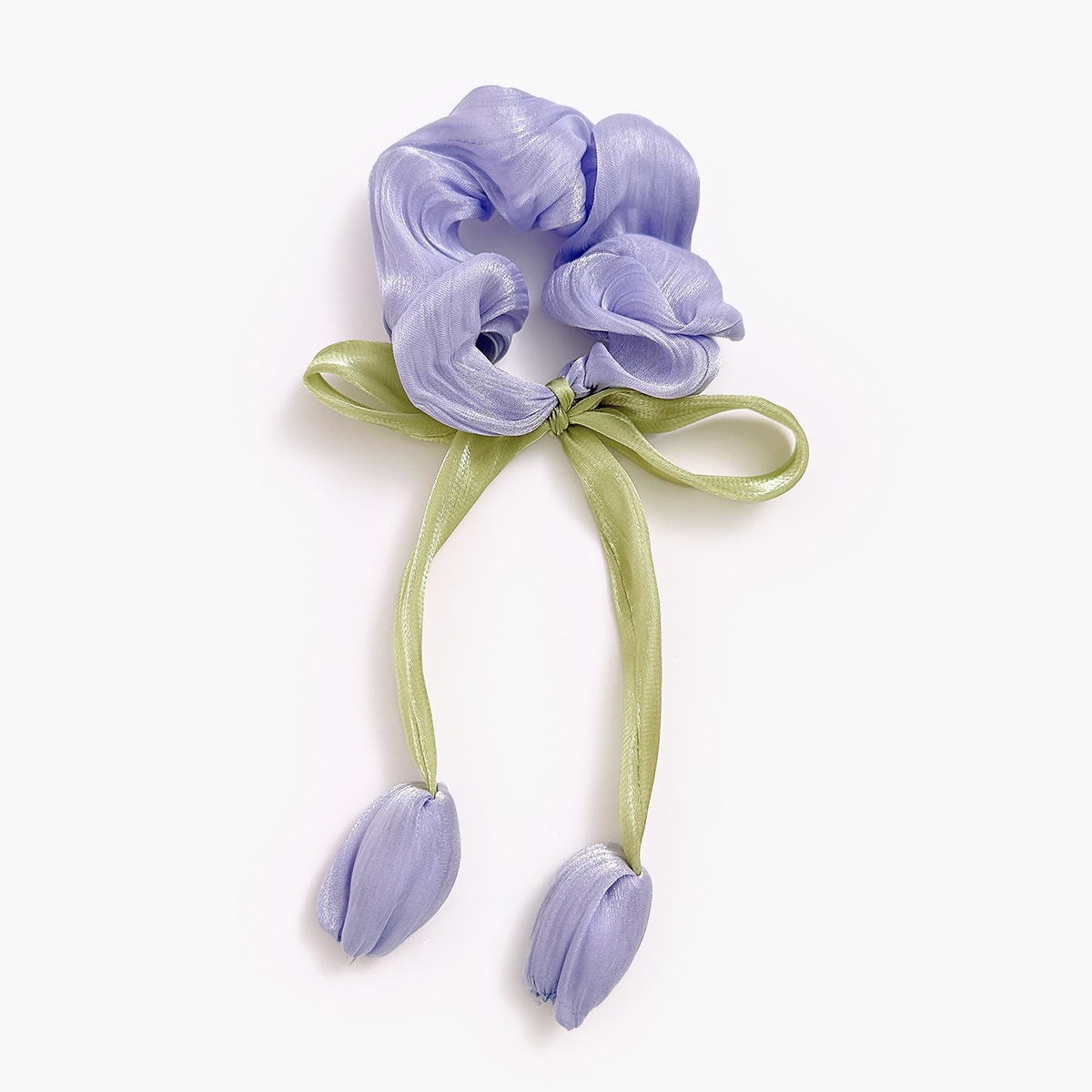 Women's Cute Cloth Hair Tie for Holiday Street Pastoral Tulips