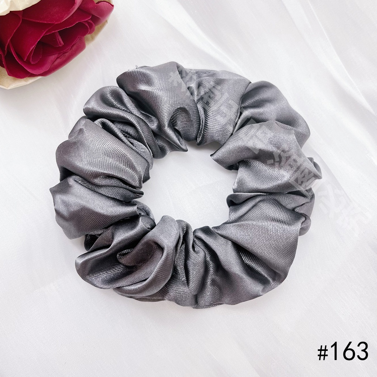 Women's Elegant Cloth Y2K Bohemian Scrunchie Hair Tie Solid Color