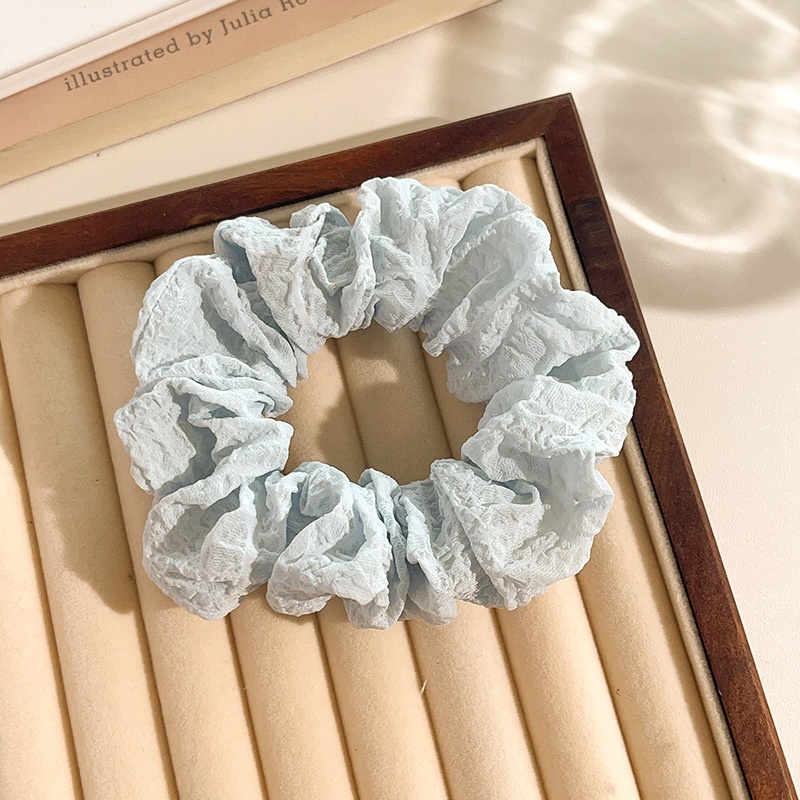 Women's Daily Sweet Rib-Knit Lace Hair Tie Solid Flower Lattice