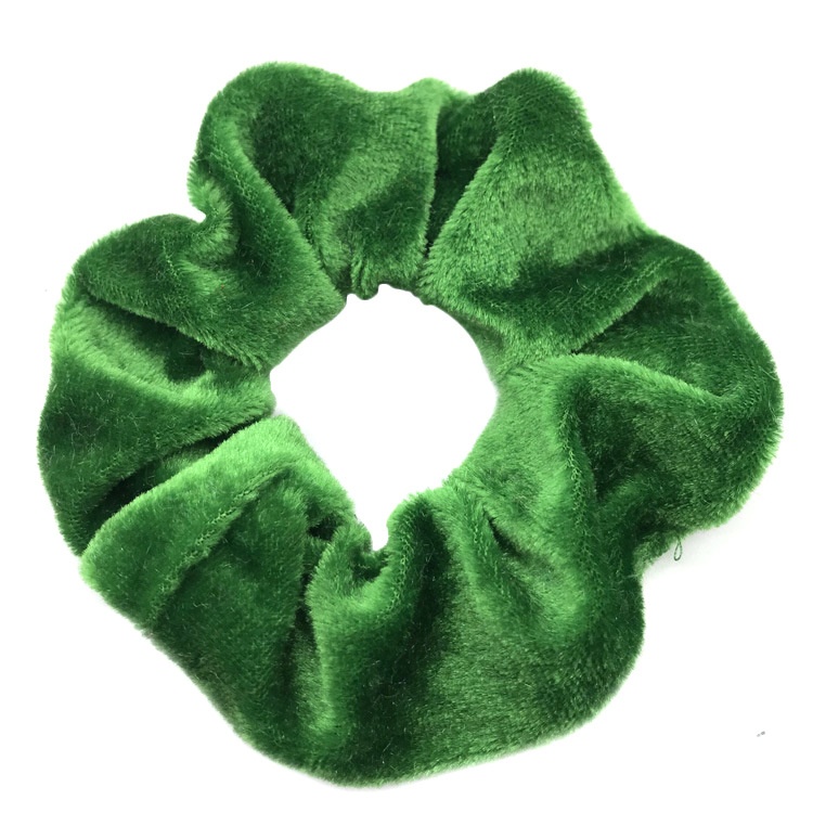 Women's Daily Wear Cloth Hair Tie Scrunchie Minimalist Solid Color