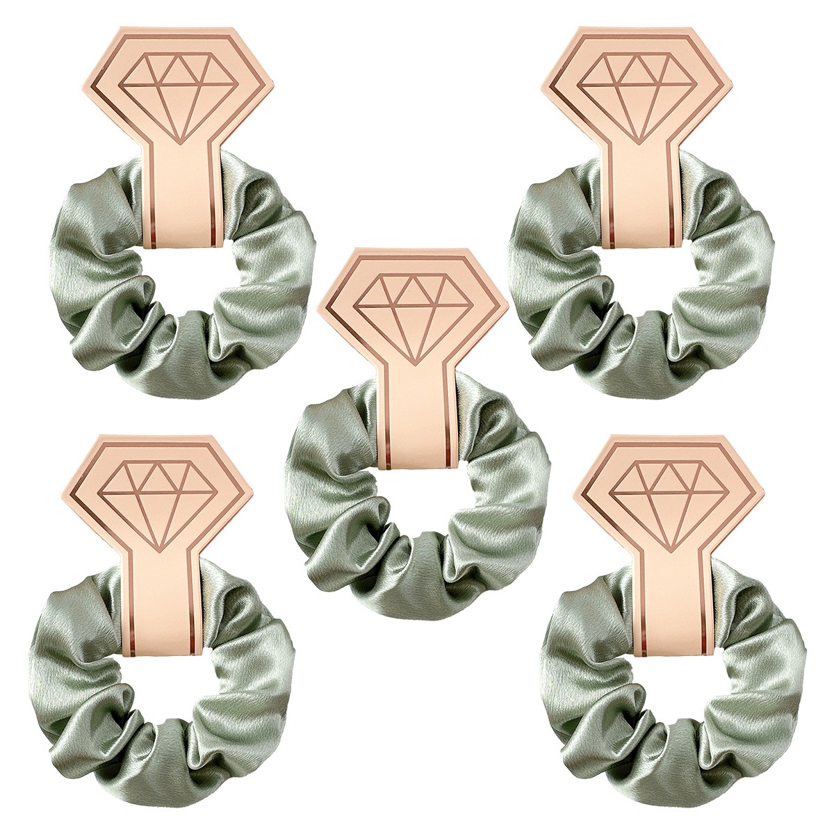 Women's Everyday Simple Fabric Hair Tie Scrunchie Solid Color