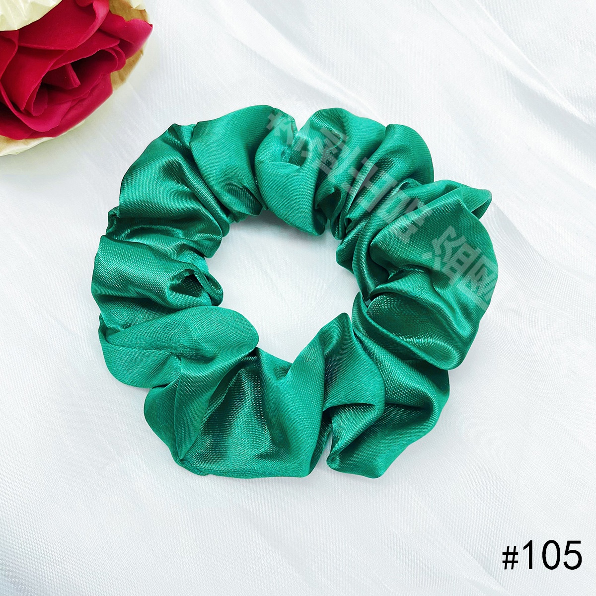 Women's Elegant Cloth Y2K Bohemian Scrunchie Hair Tie Solid Color