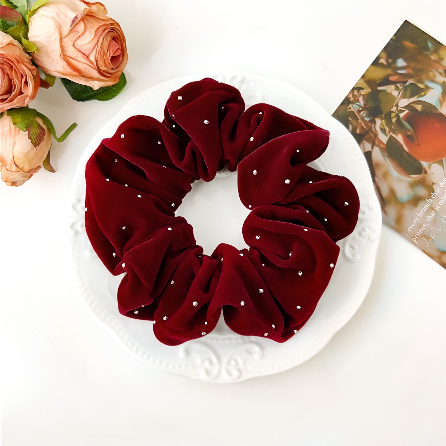 Women's Classic Daily Vacation Cloth Hair Scrunchie Solid Color