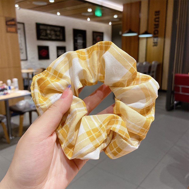 Women's Daily Damage-Free Fabric Hair Tie Floral Polka Dots Bow