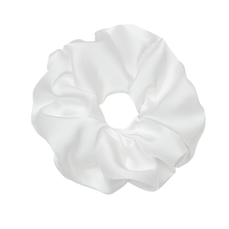 Women's Premium Satin Large Hair Bands Autumn Winter Solid Color
