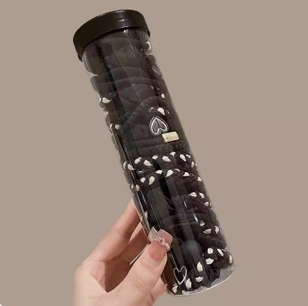 Women's High Stretch Rubber Daily Ponytail Hair Ring Simple Solid