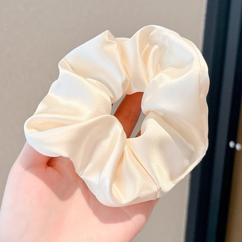 Women's French Retro Satin Scrunchie All-match Hair Tie Polka Dot