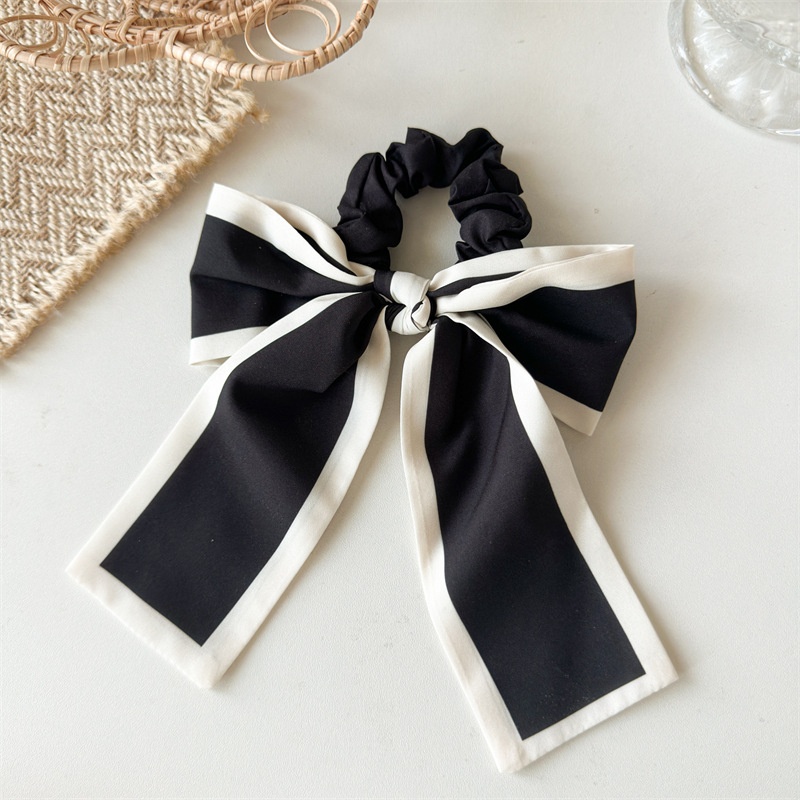 Women's Simple Korean IG Style Daily Holiday Ponytail Hair Tie Bow Knot