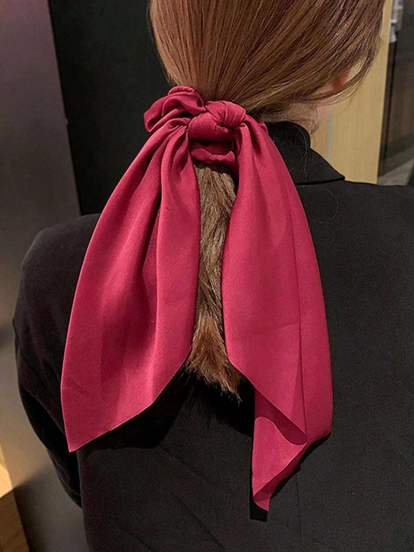 Women's Elegant Daily Cloth Hair Tie Simple Classic Solid Color