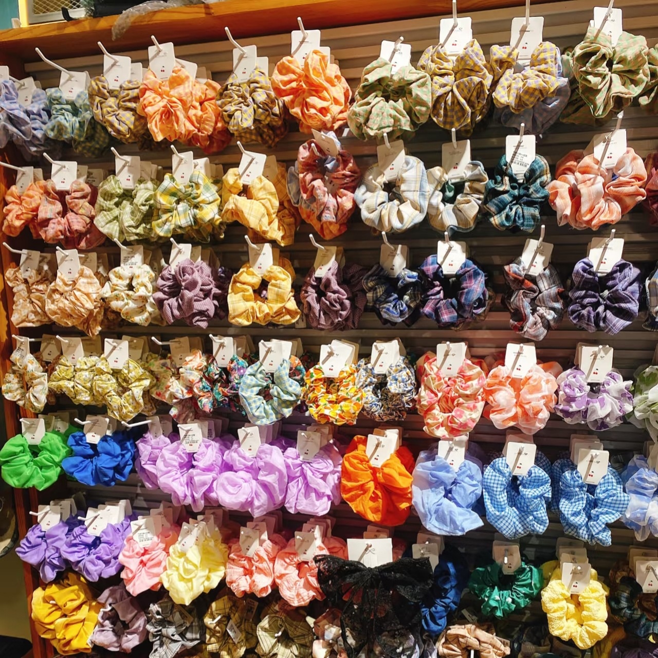 Women's Daily Damage-Free Fabric Hair Tie Floral Polka Dots Bow