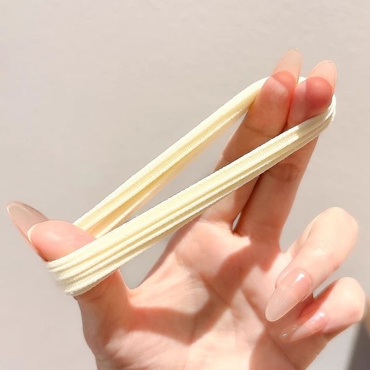 Girls Seamless High Elastic Ponytail Hair Ties Rubber Bands Pink Mixed