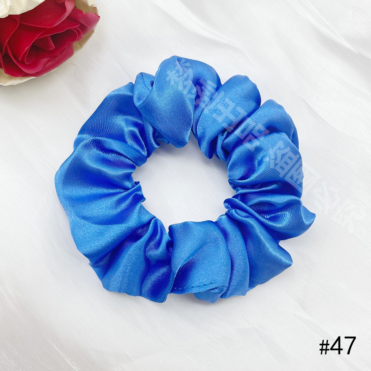 Women's Elegant Cloth Y2K Bohemian Scrunchie Hair Tie Solid Color