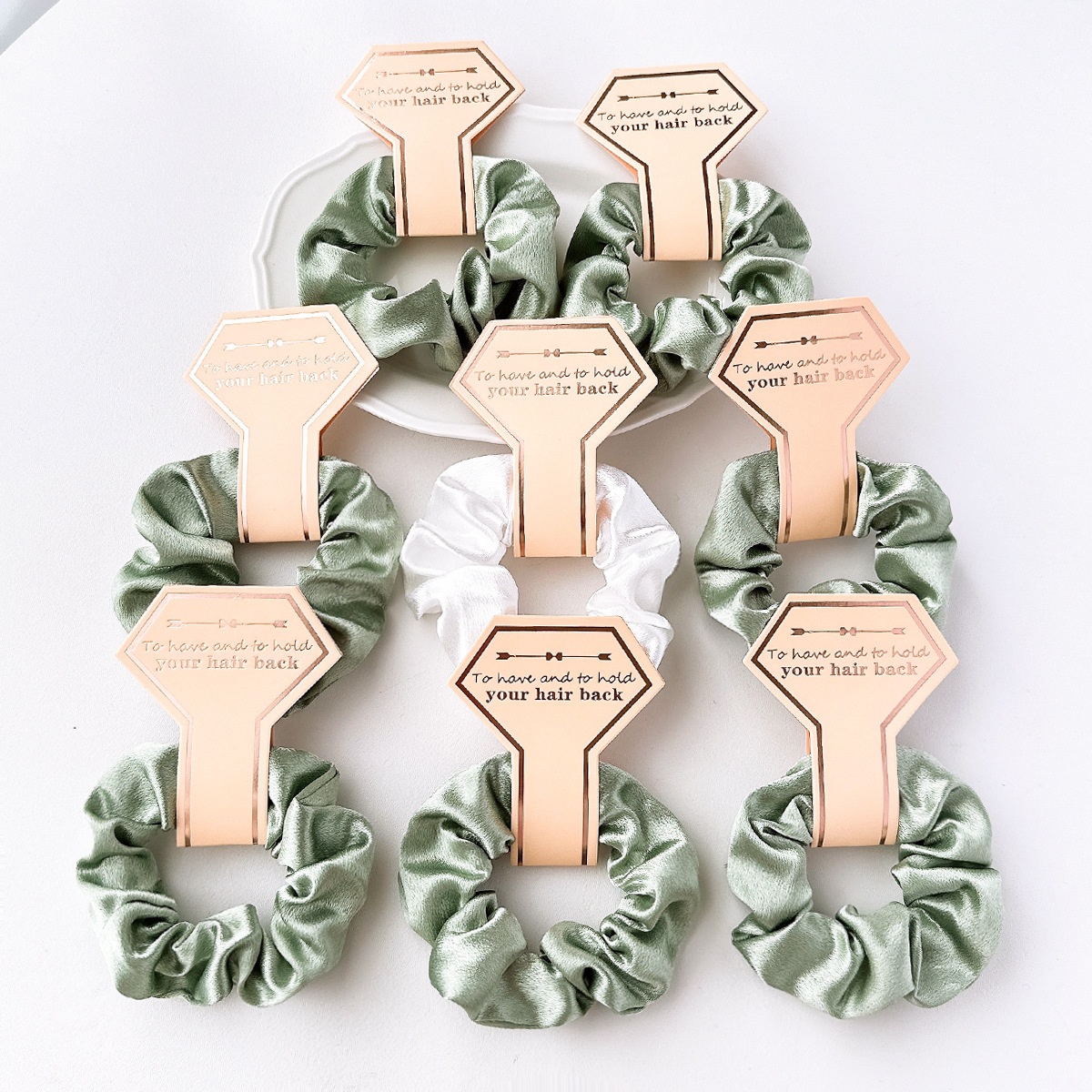 Women's Everyday Simple Fabric Hair Tie Scrunchie Solid Color