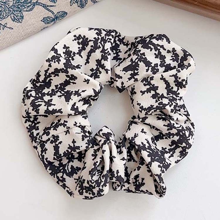 Women's Flower Hair Tie Sweet Street Style Grey Pink Floral Pattern