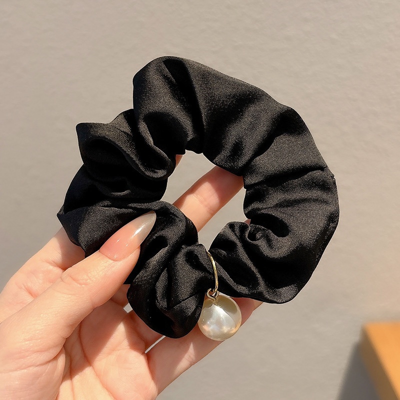 Women's Cloth Lace Scarf Scrunchie Daily Hair Tie Spring Tulip Floral