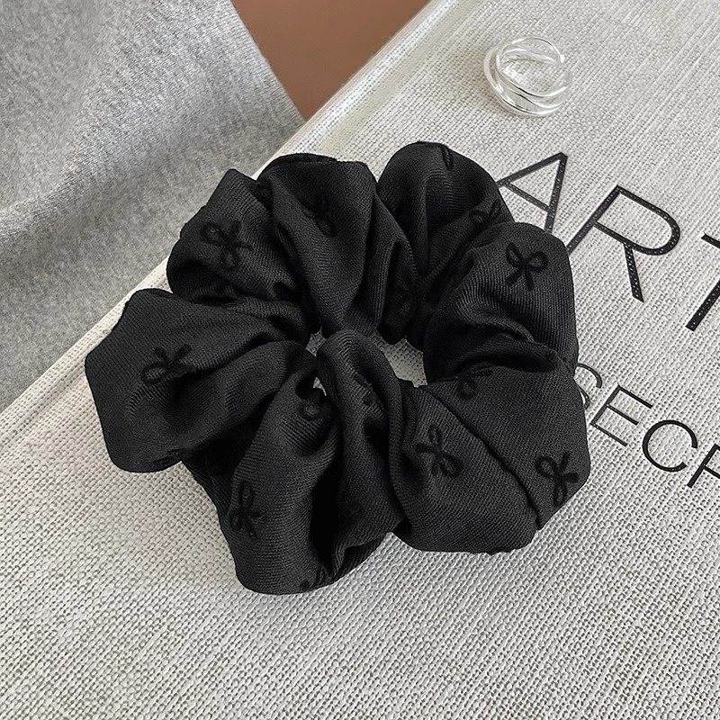 Women's Daily Damage-Free Fabric Hair Tie Floral Polka Dots Bow