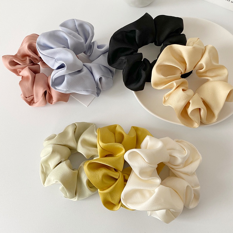 Women's Simple Daily Holiday Cloth Hair Scrunchies Solid Color