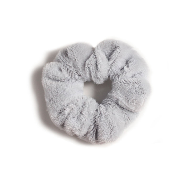 Women's Winter Daily Plush Scrunchie Hair Tie Ditsy Floral Pattern