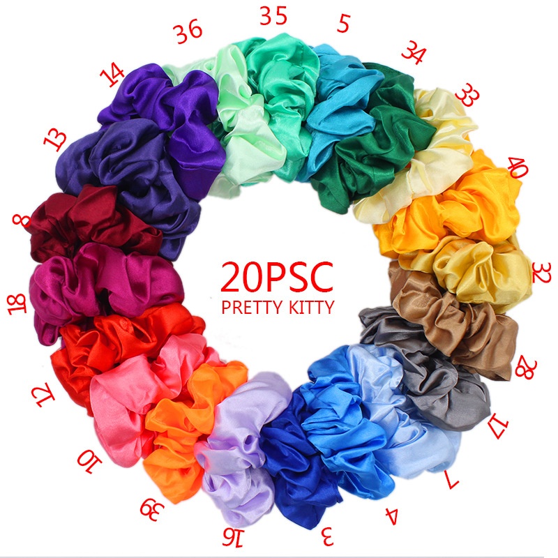 Women's Simple Daily Holiday Cloth Hair Scrunchies Solid Color