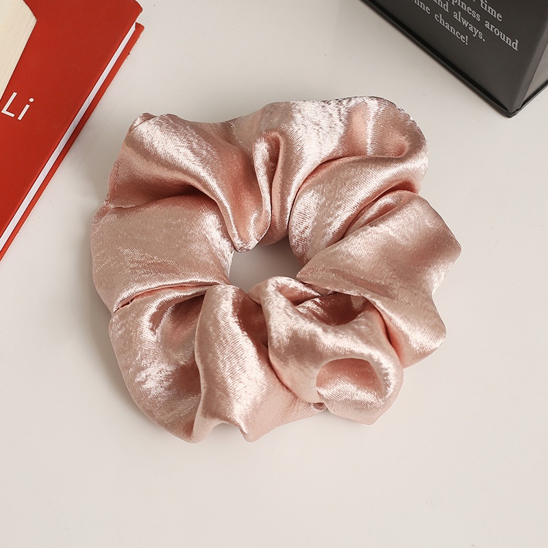 Women's Cloth Lace Scarf Scrunchie Daily Hair Tie Spring Tulip Floral