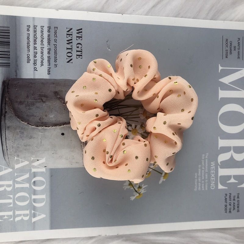 Women's Simple Casual Everyday Cloth Hair Tie Scrunchie Solid Color