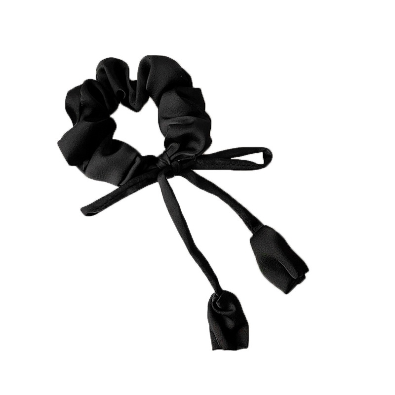 Women's Sweet Daily Fabric Hair Scrunchie Solid Color Flower