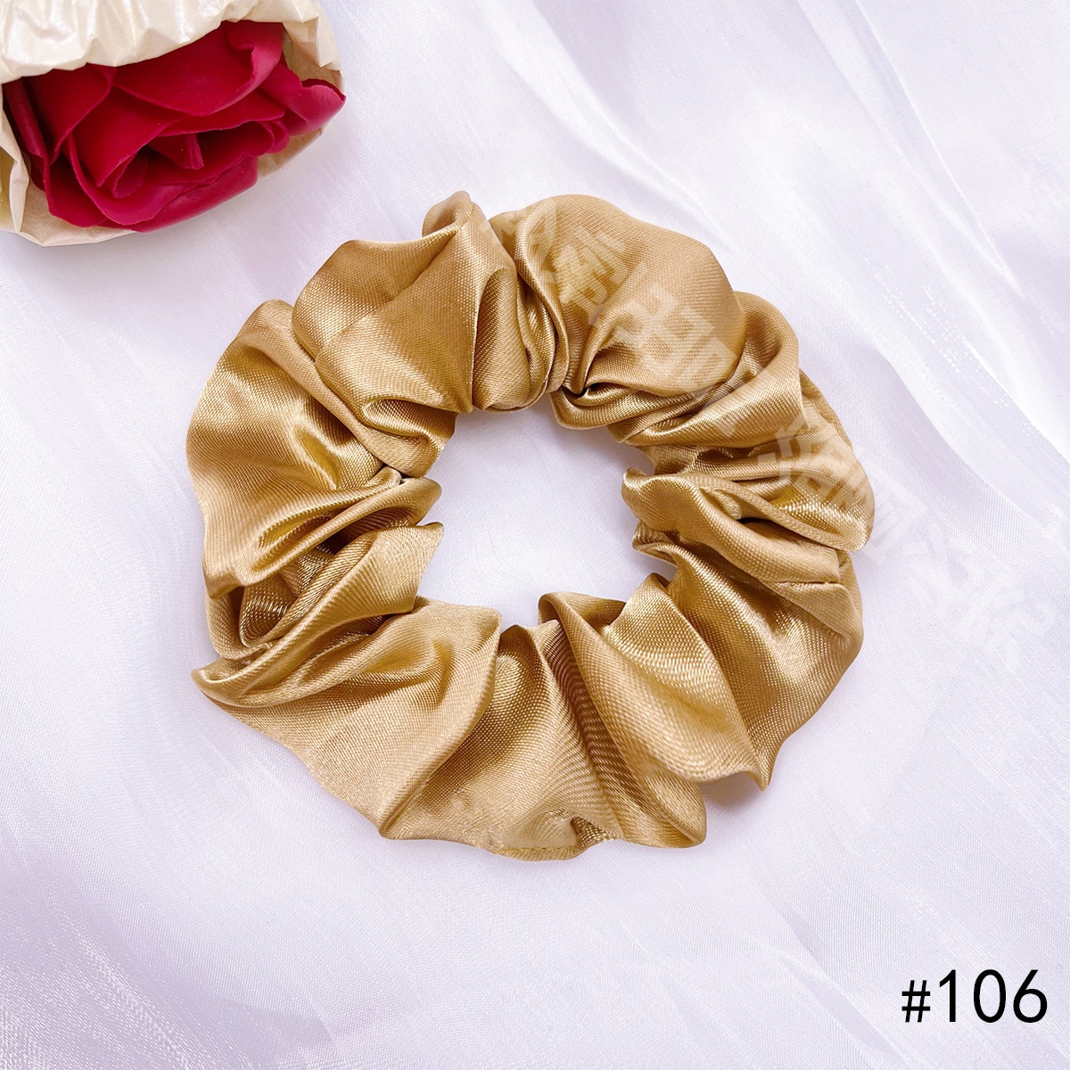 Women's Elegant Cloth Y2K Bohemian Scrunchie Hair Tie Solid Color