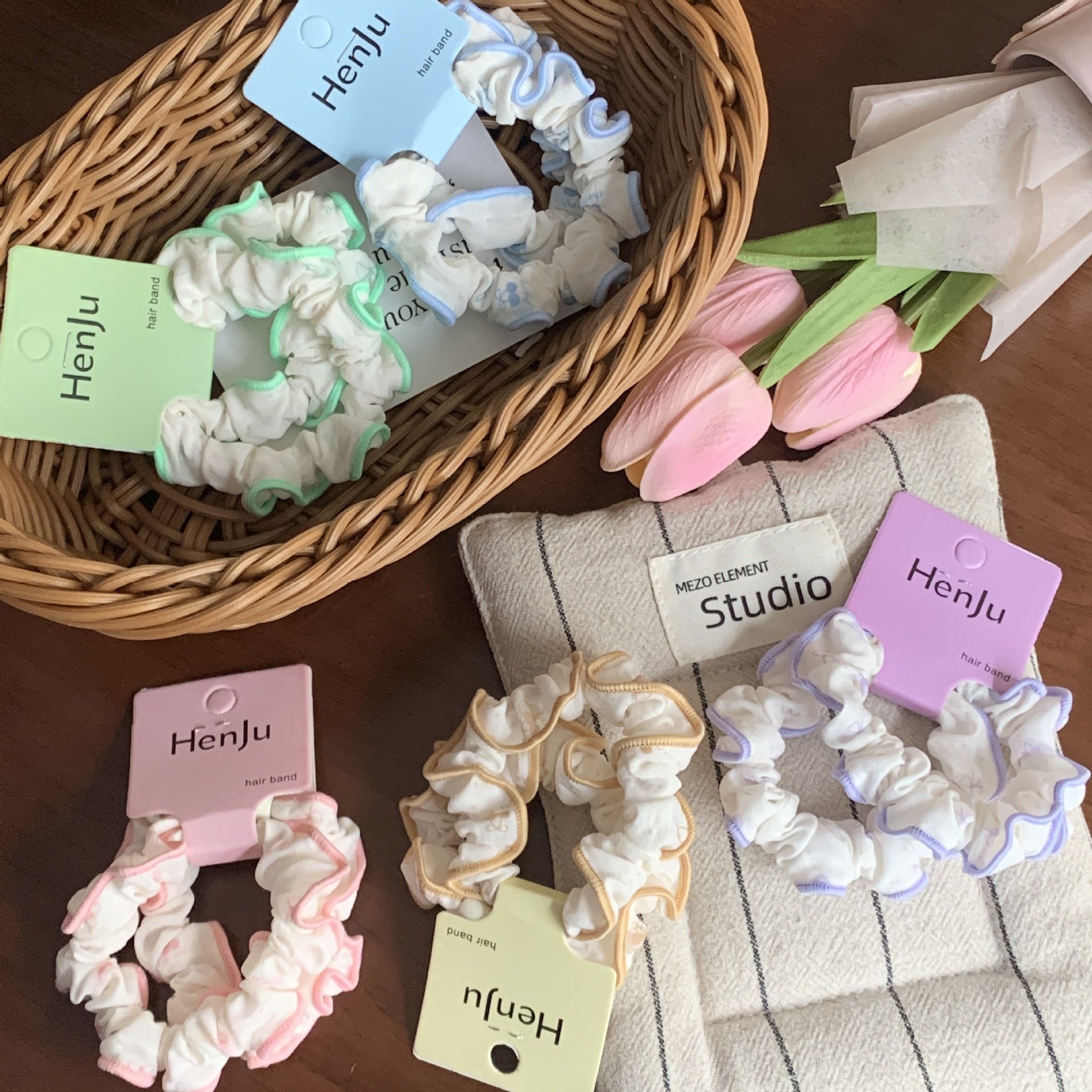 Women's Classic Daily Vacation Cloth Hair Scrunchie Solid Color