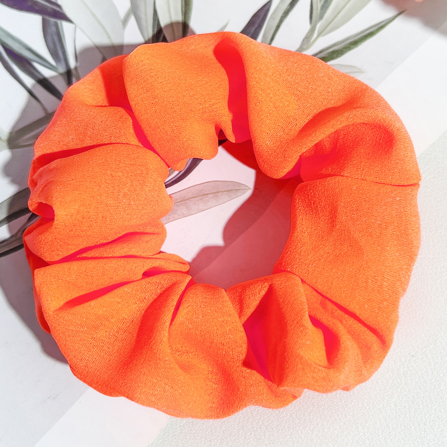 Women's Everyday Simple Fabric Hair Tie Scrunchie Solid Color