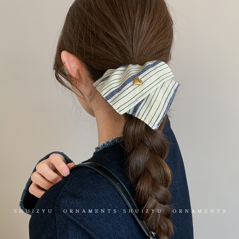 Women's Daily Damage-Free Fabric Hair Tie Floral Polka Dots Bow