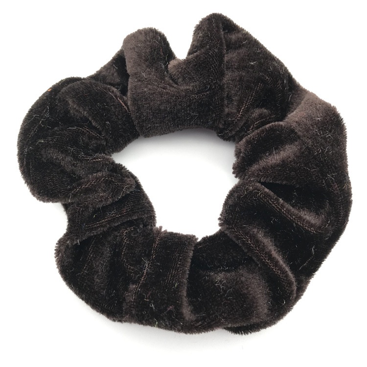 Women's Daily Wear Cloth Hair Tie Scrunchie Minimalist Solid Color