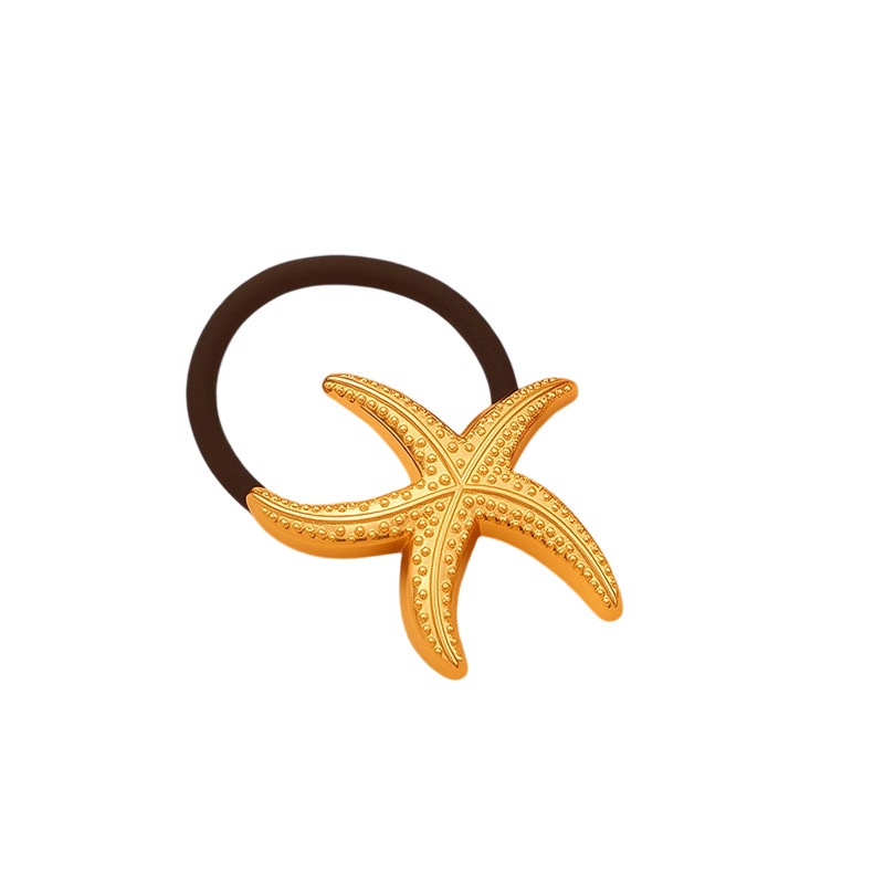 Women's Alloy Hair Ties Elegant Seamless Glossy U-Shaped Oval Bands