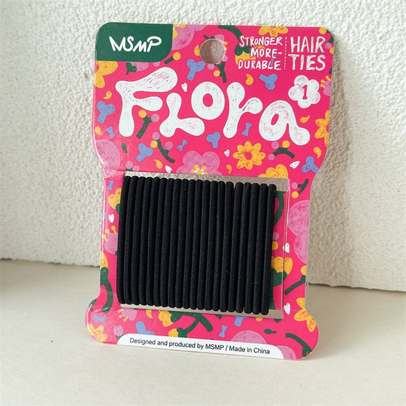 Women's Soft Material Quick Styling No Damage Elastic Hair Bands Colorful